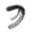 Black and white, variant on 2Pcs Bicycles Handlebar Tape Cycling Handlebars Tape Wrap NonSlip Bikes Handlebars Tape AntiVibration Wrap Easy to Use