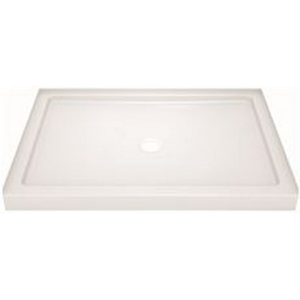 Delta Faucet Classic 400 Shower Base With Center Drain, 48 In. X 34 In