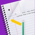 thumbnail image 5 of (2 pack) Mead 1 Subject Wide Ruled Notebook, 8" x 10.5", Black, Poly, Spiral, 100 Sheets, 5 of 8