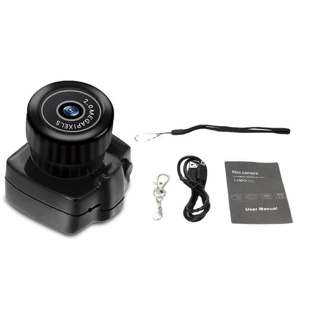200,000 Pixel HD Action Camera, Small Action Camera with Rechargeable Battery for Photos, Live Streaming, Vlogging