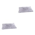 thumbnail image 4 of ZheElen Soft And Comfortable Fluffy Pet Blanket For Dogs And Cats Soft Warm Fluffy Pet Blanket Easy To Clean light grey L 2Set, 4 of 6