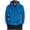 Blue, variant on Men's Athletic Pullover Hoodie Solid Color Performance Long Sleeve Sports Top Moisture Wicking Gym Shirt Casual Streetwear