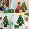 thumbnail image 5 of KANOHENO Montessori Felt Christmas Tree - Kids Interactive Christmas Decor with 32 Pcs Felt Ornaments, 17ft(5m) Lights, DIY Non-Woven Felt Tree for Toddlers, Holiday Activity, 5 of 7