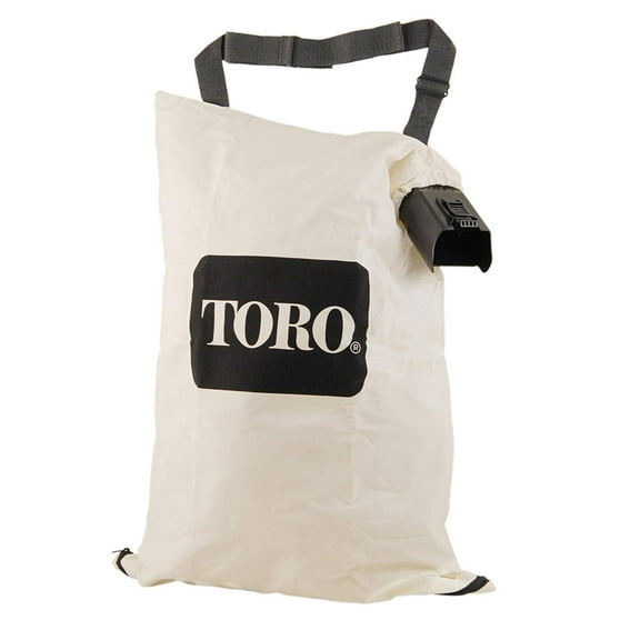 OEM Toro Blower Vacuum Bottom Zip Debris Dump Collection Bag / 51574, 51592, 51593 & More / 137-2336, 127-7040, 108-8994