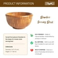 thumbnail image 5 of Rainforest Bowls Bamboo Serving Bowl, 5 of 5