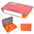 thumbnail image 4 of LNGOOR Large Capacity Lure Bait Storage Box - Portable Fishing Tackle Organizer with Removable Insert and Hooks, 4 of 7