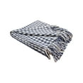 thumbnail image 2 of Navy/Natural Gingham Check 50" X 60" Throw Blanket, 2 of 7