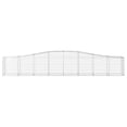 thumbnail image 2 of vidaXL Arched Gabion Baskets 6 pcs 400x50x60/80 cm Galvanised Iron, 2 of 4