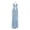 blue, variant on European and American style 2026 summer new vacation style sexy hot girl mesh see-through low-cut halter neck dress for women