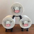 thumbnail image 7 of Cow Toilet Paper Holder,Funny Toilet Paper Roll Holder,Animal Toilet Paper Holder for 38 and 42 mm Rolls,Toilet Roll Holder,Cow Decorative Toilet Paper Holders for Bathroom Shelf Table Counter, 7 of 7