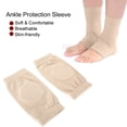 thumbnail image 1 of Fugacal Suave y elástico Funda protectora de tobillo Almohadilla protectora de silicona Calcetín transpirable para el talón del pie Calcetines de protección para los huesos del tobillo para botas Fugacal No se aplica, 1 of 6