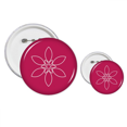 thumbnail image 1 of Flower Pétale Flowe Pattern Broches Badge Bouton Design Kit Artisanat Ensembles, 1 of 3