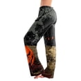 thumbnail image 2 of Satingcolo Halloween Pajamas Women Stretch Lounge Pants Comfy Pjs Sleep Bottoms Soft Pajama Pants Cute Trousers Loose Palazzo, 2 of 5
