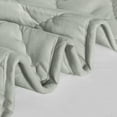 thumbnail image 3 of Organictune Microfiber Down Alternative Machine Washable Toddler Comforter, Super Soft and Lightweight Kids Crib Quilted Blanket for Stroller, Travel, Smoke Gray, 43"x60", 3 of 5