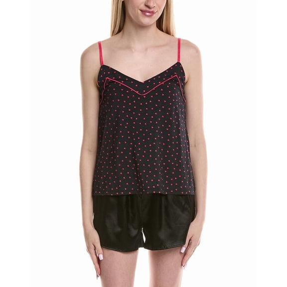PJ Salvage womens Sweet Dreams Cami Shirt, XL, Black