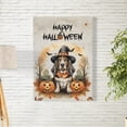 thumbnail image 2 of Happy Halloween Basset Hound Witches Hat Pumpkin Carving Vertical Matte Canvas Poster Bassets Dog Breed Lovers Gifts Idea Wall Art Home Decor - 02019, 2 of 5
