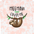 thumbnail image 4 of Inktastic Meemaw Loves Me Cute Sloth and Baby Boys or Girls Toddler T-Shirt, 4 of 5