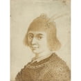 thumbnail image 3 of Jan van de Velde 12x14 Black Modern Framed Museum Art Print Titled - Portrait of a Lady (1639), 3 of 5