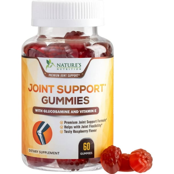 Nature's Nutrition Joint Support Gummies Triple Strength Glucosamine