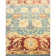 thumbnail image 4 of Hand-Knotted Wool Oriental Contemporary Blue Area Rug 6' 1" x 9' 1", 4 of 5