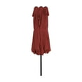 thumbnail image 3 of WestinTrends 15 x 9 Ft Twin Double Sided Outdoor Umbrella, Large Rectangle for Patio Balcony with Crank Lift (Base Not Included), Red, 3 of 5