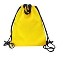 thumbnail image 3 of Djiypn Drawstring Backpack Sports Water Resistant String Bag Sport Gym Sackpack for Women Men Large with Handle, Yellow, 3 of 7