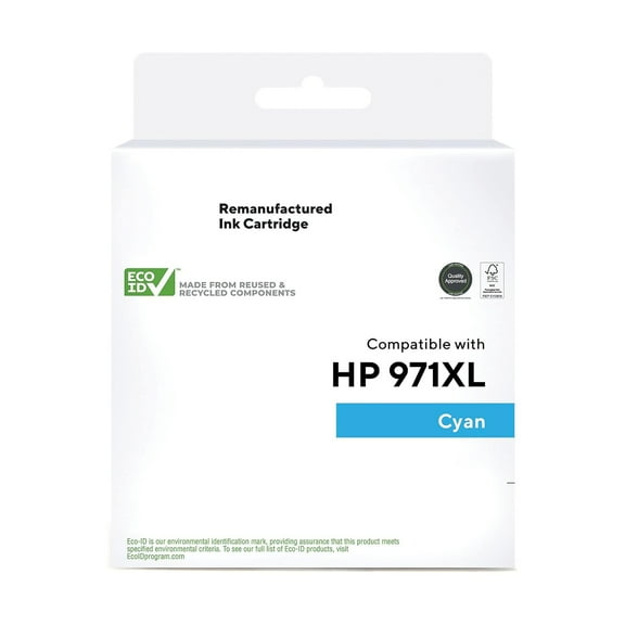 HITOUCH BUSINESS SERVICES Cyan High Yield Ink Cartridge Replacement for HP 971XL