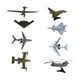 thumbnail image 5 of 8pcs Modelo de aviones de aviones de bricolaje Modelo de ensamblaje de juguete para niños Collection de avión de alto simulación de alto peso múltiple Estilo B, 5 of 8