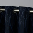thumbnail image 5 of Exclusive Home Curtains 2 Pack Forest Hill Woven Blackout Grommet Top Window Curtain Panels, Peacoat, 52x63, 5 of 6