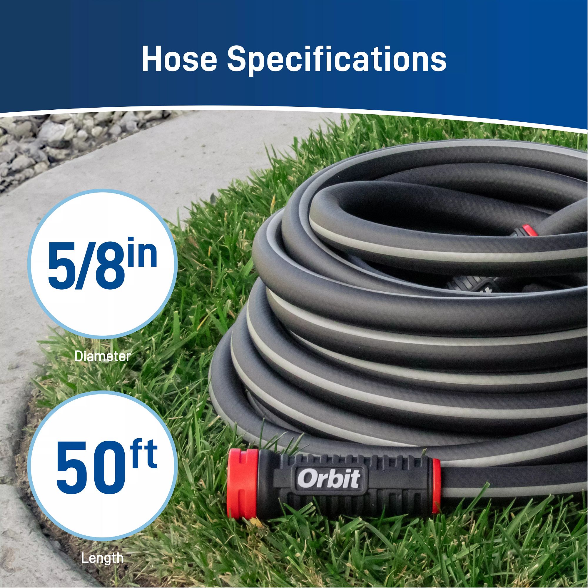 Orbit Pro Polyfusion 50 ft. x 5/8 in. Garden Hose