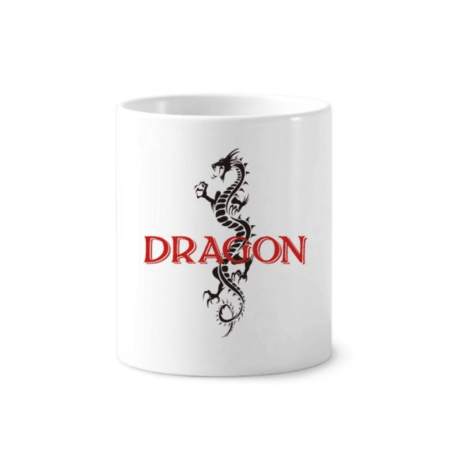 Myth Dragon Eastern Western Animals Toothbrush Pen Holder Mug Cerac Stand Pencil Cup