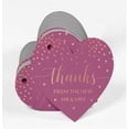 thumbnail image 3 of Inkdotpot Pack Of 50 Real Rose Gold Foil Paper Tags Thanks From The New Wedding Favor Hang Tags, 3 of 6