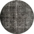 thumbnail image 1 of Ahgly Company Indoor Round Contemporary Army Brown Abstract Area Rugs, 8' Round, 1 of 6