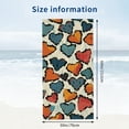 thumbnail image 3 of PHYHOO Abstract Colorful Love Printed Microfiber Sand Free Pool Towel Oversized Travel Must Have for The Swimming 30x60in, 3 of 8