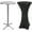 Black Cover Set, 1, variant on REDCAMP 24in Aluminum Folding Cocktail Table with Black Cover, Tall Round Bar Table Highboy Pub Table with Flip-Up Top for Parties Restaurant, 30" /45" Two Heights Adjustable