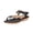 Black, variant on Womens Sparkly Rhinestones Flower Bow Beaded Orthopedic Sandals with Arch Support Comfortable Ortho Low Heels Slingback Dressy Flip Flops Beach Summer Casual Shoes Black Size 6
