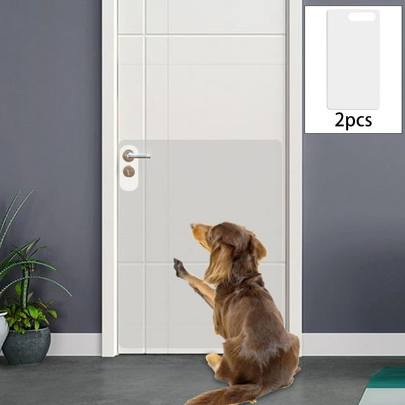 Puerta Scratch Dog Salvador Anti para Muebles Cubierta de Puerta Transparente Heavy Duty 79x50cm Protector contra rasguños de puerta