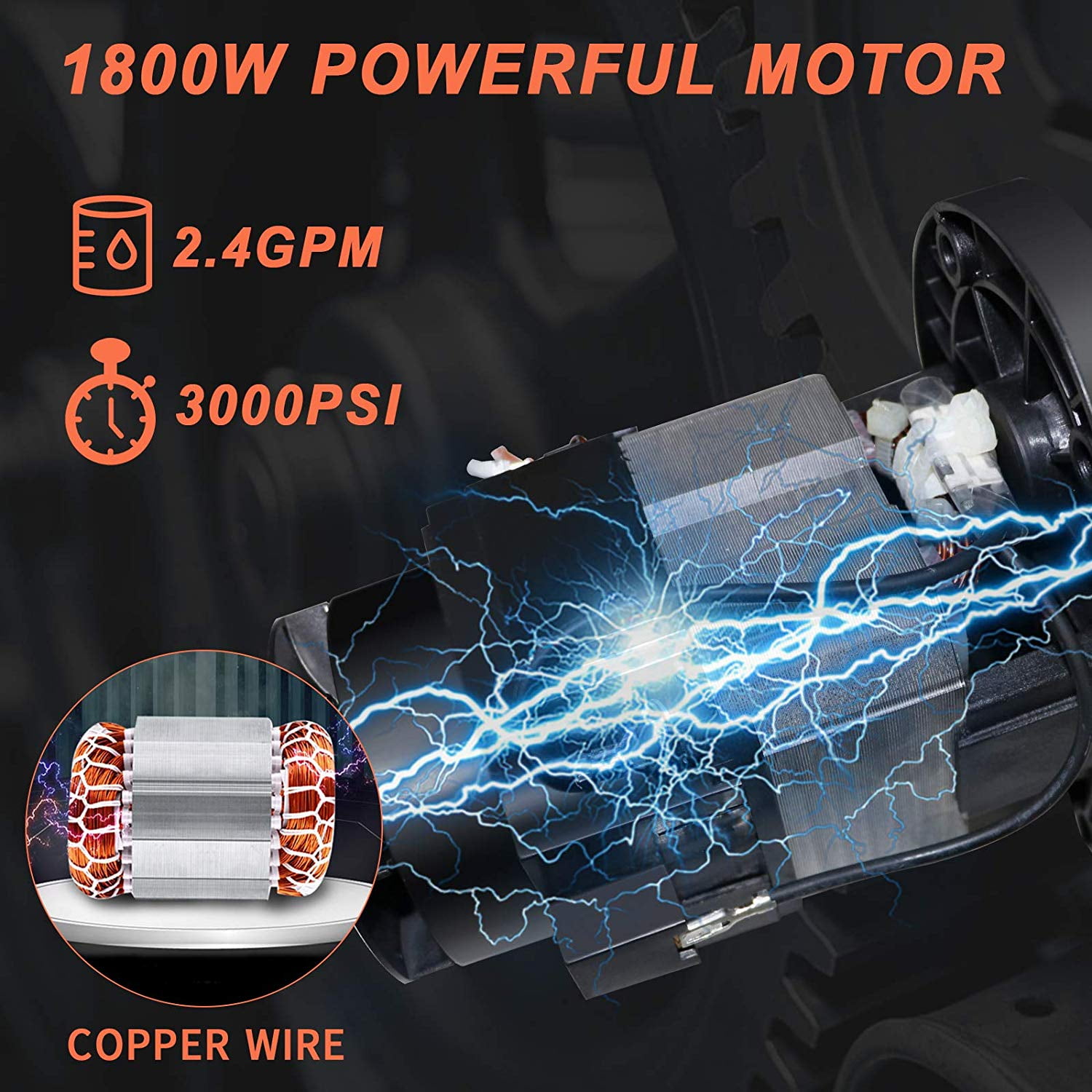 SUNCOO 3000PSI Electric High Pressure 