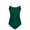 Green, variant on Xfvqtps Women One Piece Swimsuit Tummy Control Solid Color Slimming Adjustable Straps Bathing Suit for Beach Hot Pink