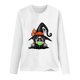thumbnail image 4 of ICHUANYI Clearance Ladies Fashion Halloween Dwarf Print Long Sleeve Round-Neck Shirt Woman Casual Loose ICHUANYI "ICHUANYI", 4 of 4