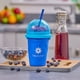 thumbnail image 4 of Cra-Z-Art ChillFactor Original Slushie Maker Cup, DIY Magic Slushy Maker Squeeze Cup, Super Quick Smoothie Squeeze Cup para batidos, jugos, taza de doble capa con tapa y cuchara, azul, 4 of 5