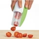 thumbnail image 4 of Cortador de tomate Cateissary herramienta portátil de acero inoxidable para frutas y verduras Verde, 4 of 6