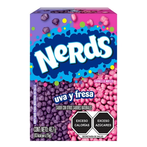 Caramelo Nerds sabor a fresa y uva 46.7 g