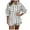 White, variant on Womens Shorts Set Casual Oversized Striped Long Sleeve Button Down Shirts Short Commuting Suit Womens Summer Outfits White L
