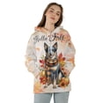 thumbnail image 4 of Hello Fall Australian Cattle Dog Scarf Welcome Autumn with Leaves Pumpkins All Over Print 3D Hoodie Unisex Merch Hoodies Heeler Lover Gifts - 00011, 4 of 6
