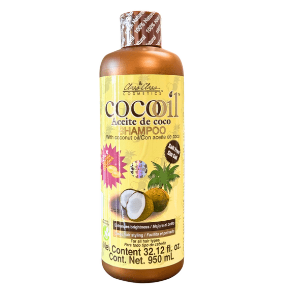 Labs Incredible Coconut Oil Shampoo 32oz(950ML)| For All Hair Types- Hydrates and Conditions- 50% Biotin- (Shampoo de Coco y Biotina)