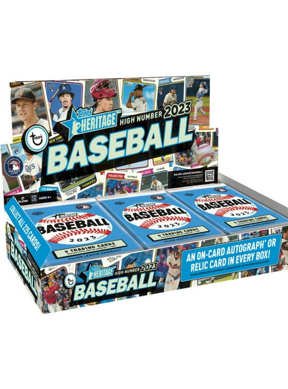 2023 MLB Heritage High Number Hobby Box by TOPPS (Factory Sealed)