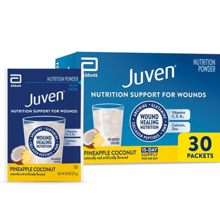 Juven Therapeutic Nutrition Drink Powder, Pineapple Coconut, 30 Packets
