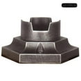 thumbnail image 1 of Post Accessories PB-173-BLK Pedestal Post Base-Black, 1 of 3