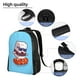 thumbnail image 5 of Fotbe Sushi Salmon Surfing Mochila de Viaje para Laptop, Mochila Ejecutiva Delgada y Resistente 15.6", 5 of 8